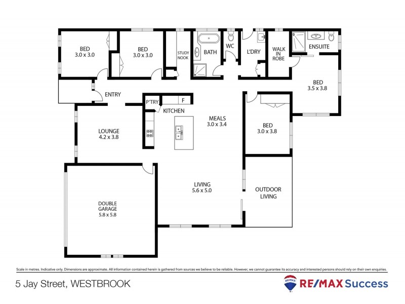 5 Jay Street, Westbrook QLD 4350 Floorplan