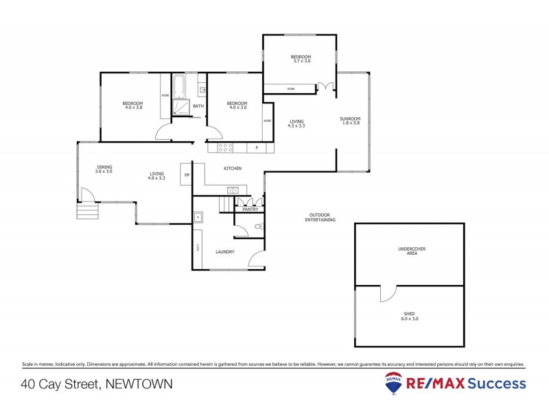 40 Cay Street, Newtown QLD 4350 Floorplan