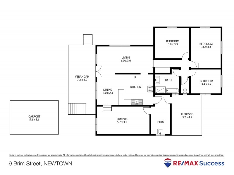 9 Brim Street, Newtown QLD 4350 Floorplan