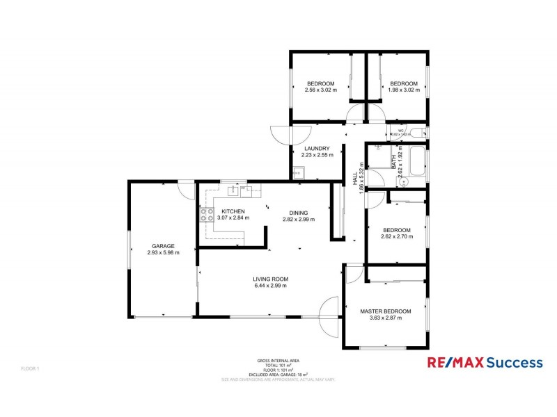 579 Greenwattle  St, Glenvale QLD 4350 Floorplan