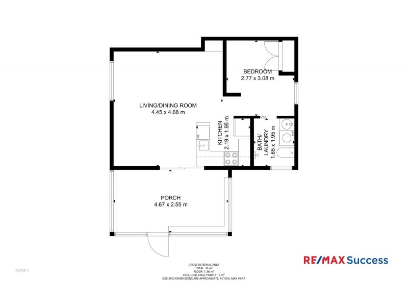 39 Albert Street (Granny Flat), Newtown QLD 4350 Floorplan