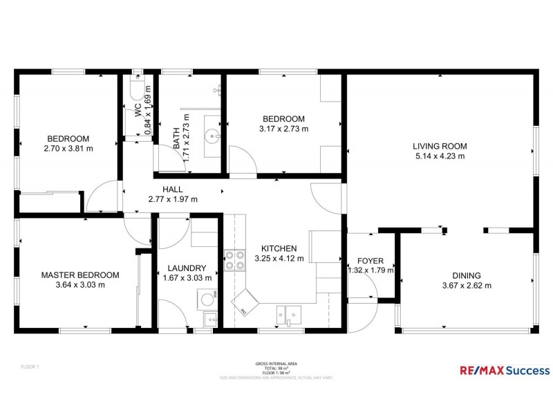16 Erbacher Street, Centenary Heights QLD 4350 Floorplan