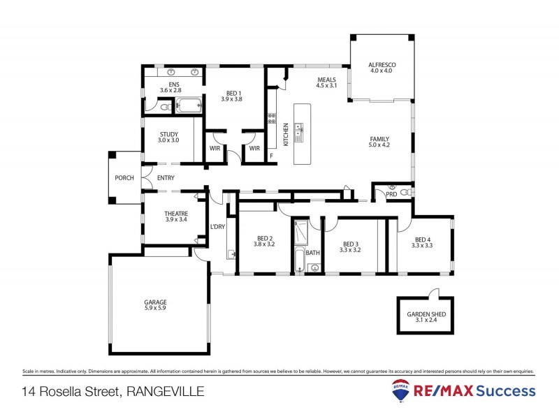 14 Rosella Street, Rangeville QLD 4350 Floorplan
