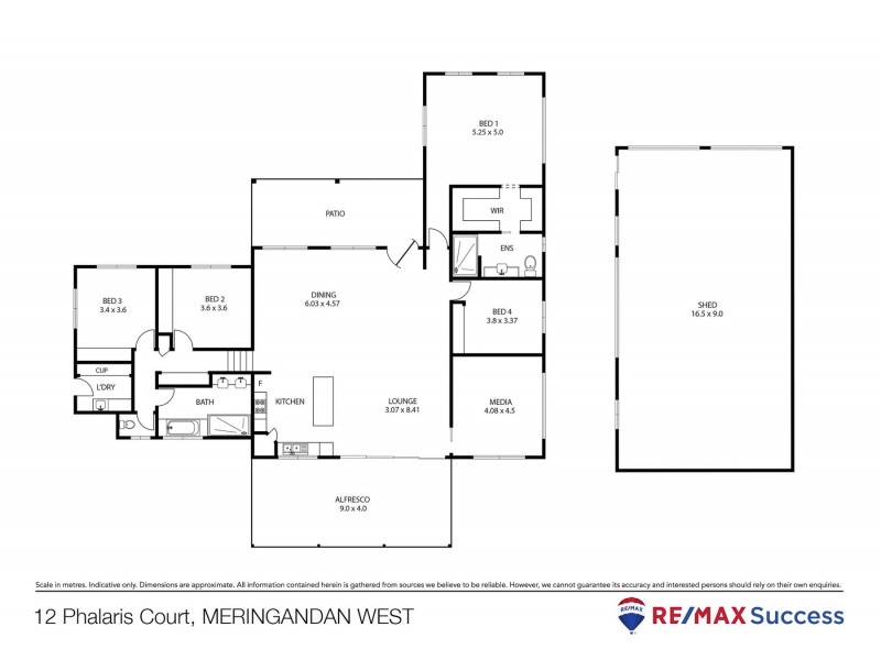12 Phalaris Court, Meringandan West QLD 4352 Floorplan