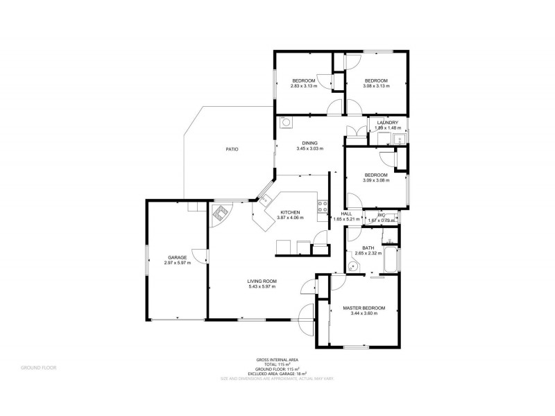 14 Candlebark Court, Glenvale QLD 4350 Floorplan
