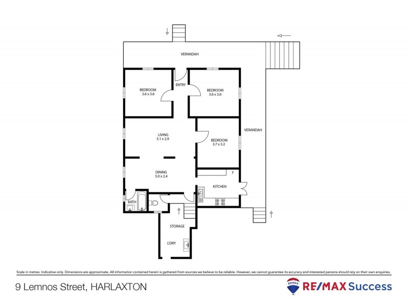 9 Lemnos Street, Harlaxton QLD 4350 Floorplan
