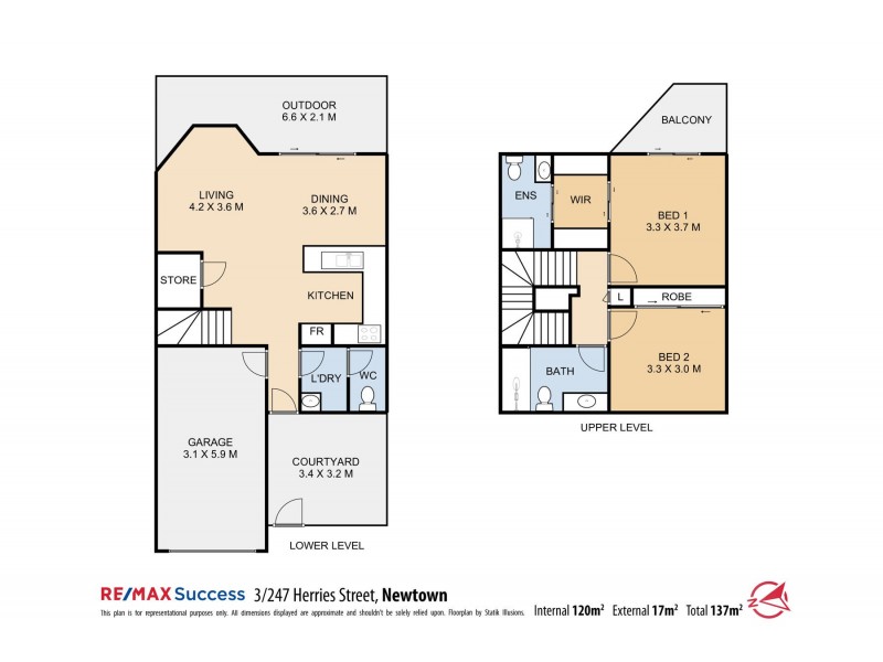3/247 Herries Street, Newtown QLD 4350 Floorplan