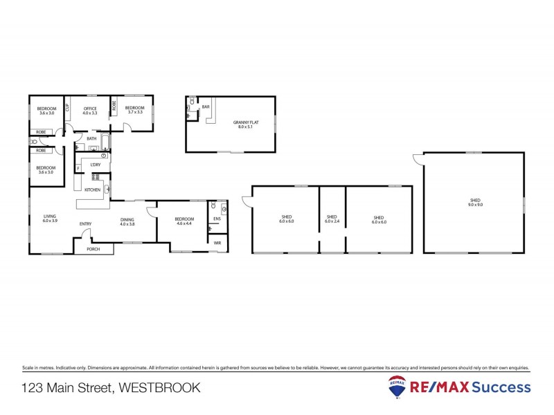 123 Main Street, Westbrook QLD 4350 Floorplan