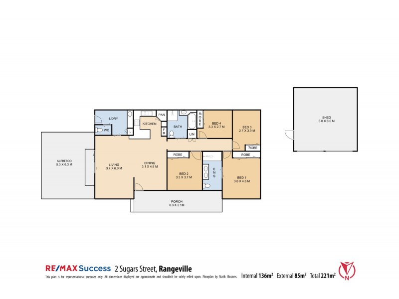 2 Sugars Street, Rangeville QLD 4350 Floorplan