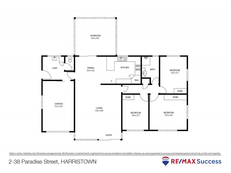 2/38 Paradise Street, Harristown QLD 4350 Floorplan