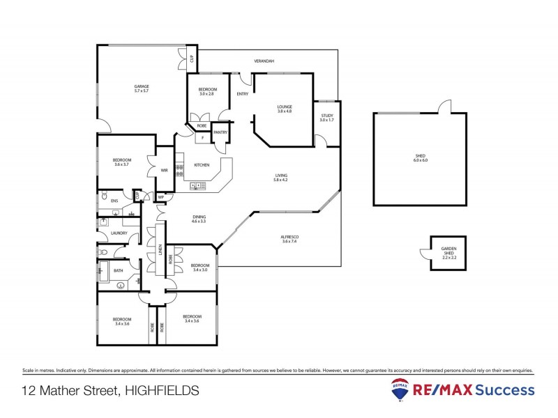 12 Mather Street, Highfields QLD 4352 Floorplan