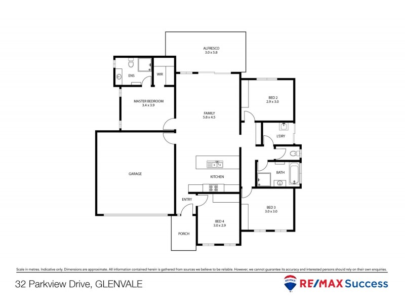 32 Parkview Drive, Glenvale QLD 4350 Floorplan