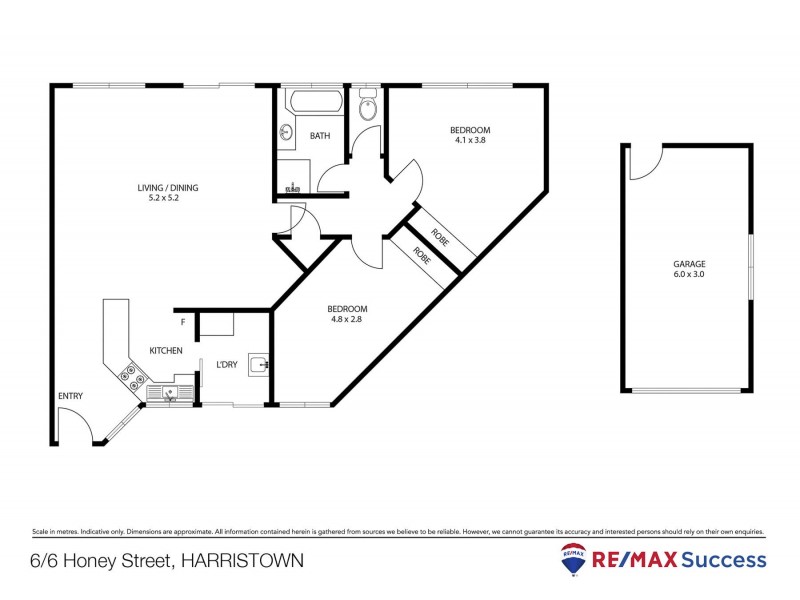 6/6 Honey Street, Harristown QLD 4350 Floorplan