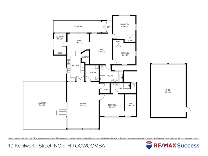 19 Kenilworth Street, North Toowoomba QLD 4350 Floorplan