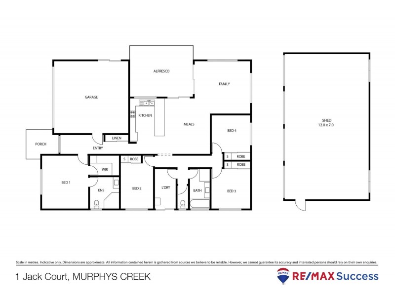 1 Jack Court, Murphys Creek QLD 4352 Floorplan