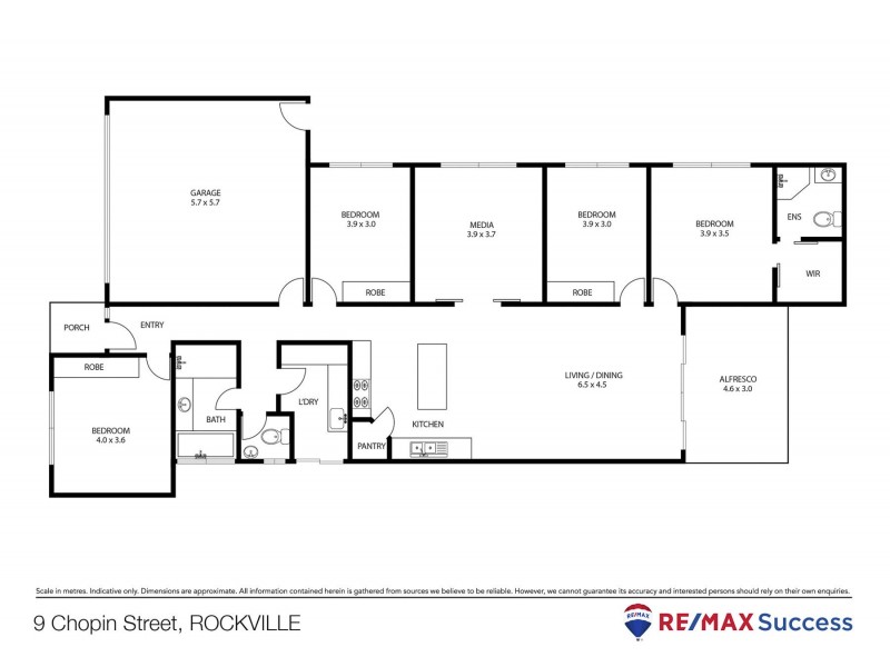 9 Chopin Street, Rockville QLD 4350 Floorplan