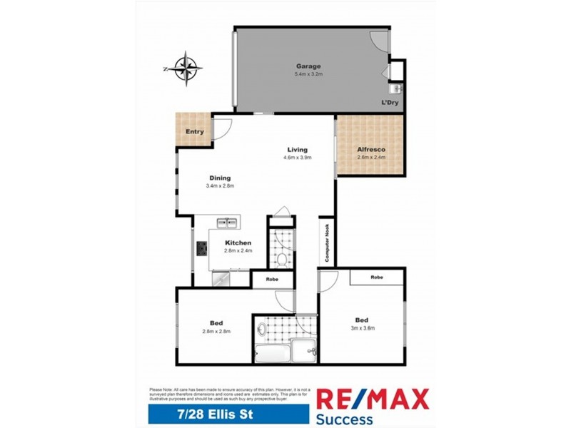 7/28 Ellis Street, Wilsonton QLD 4350 Floorplan