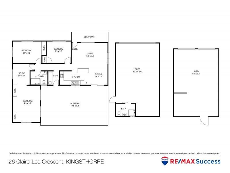 26 Claire-Lee Crescent, Kingsthorpe QLD 4400 Floorplan