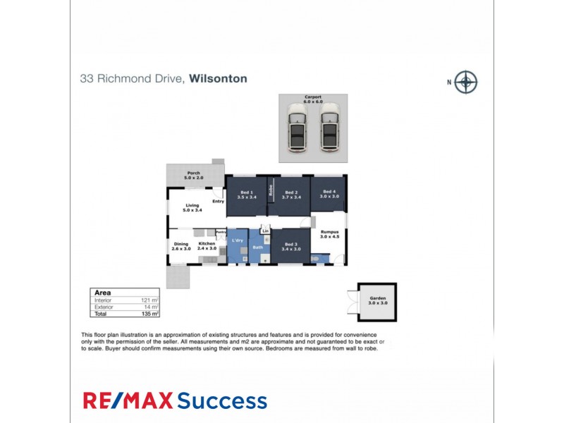 33 Richmond Drive, Wilsonton QLD 4350 Floorplan