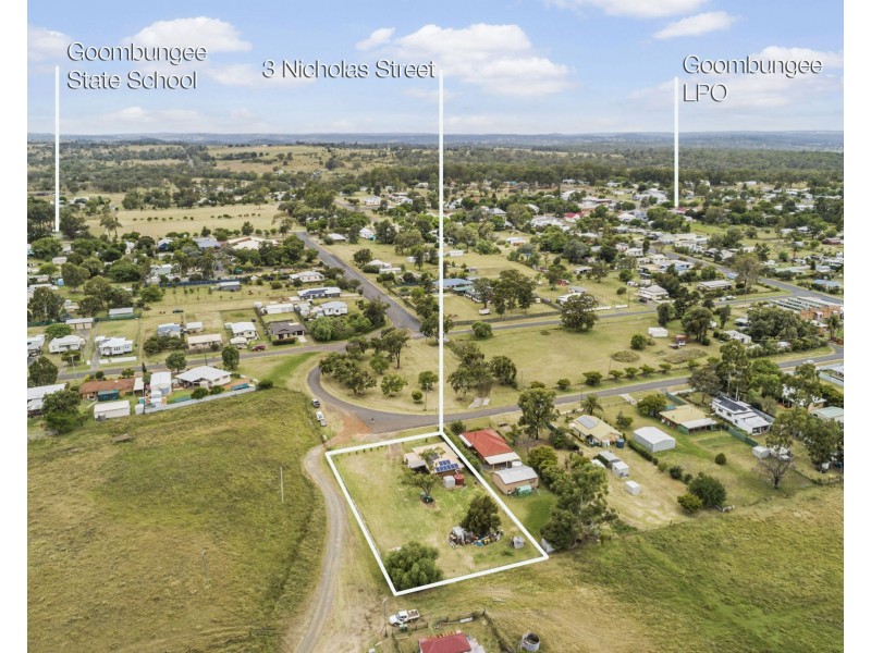 3 Nicholas Street, Goombungee QLD 4354
