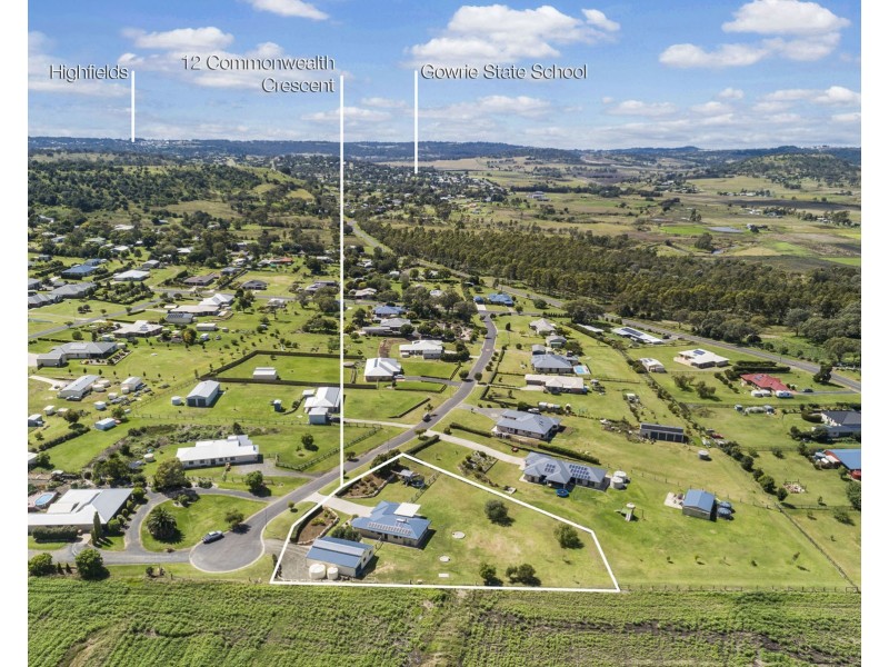 12 Commonwealth Crescent, Gowrie Junction QLD 4352