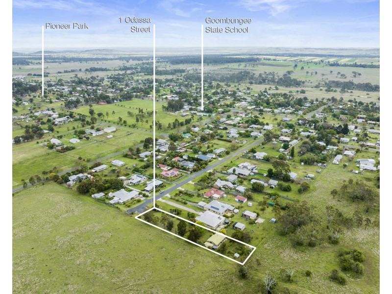 1 Odassa Street, Goombungee QLD 4354