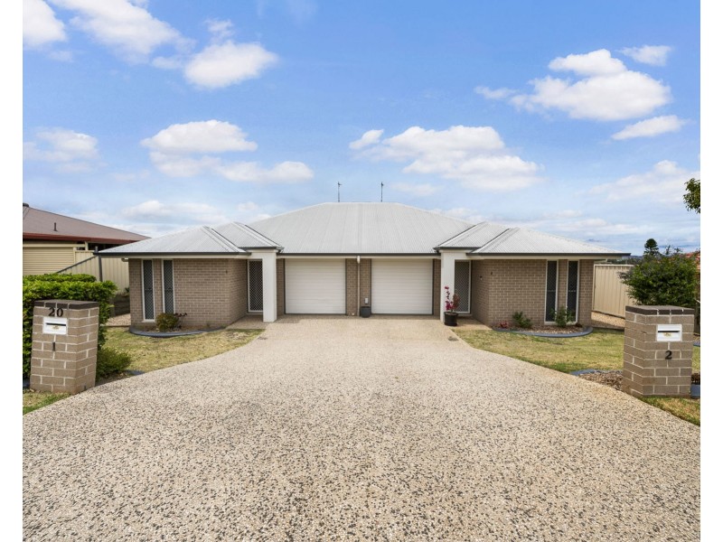 1 & 2/20 Duncan Street, Wilsonton Heights QLD 4350