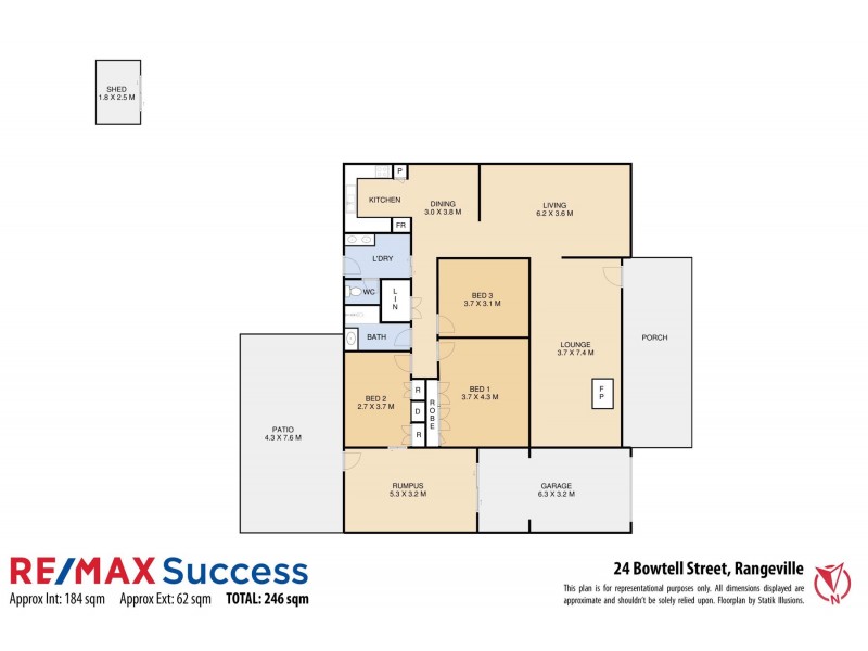 24 Bowtell Street, Rangeville QLD 4350 Floorplan