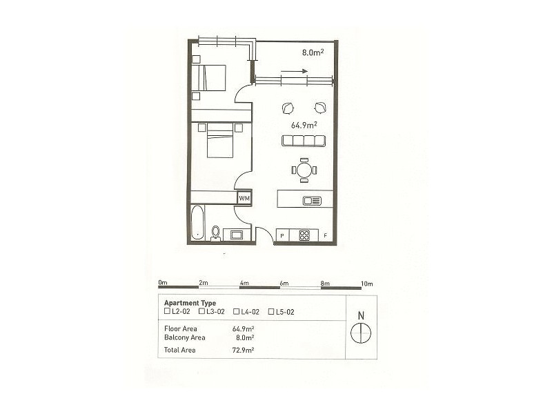 302/55 Hopkins Street, Footscray VIC 3011 Floorplan