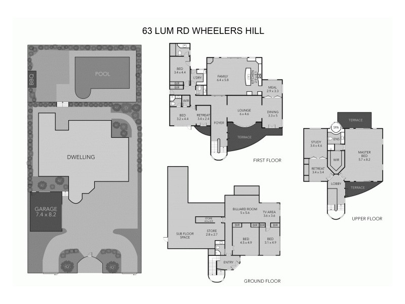 Wheelers Hill VIC 3150 Floorplan