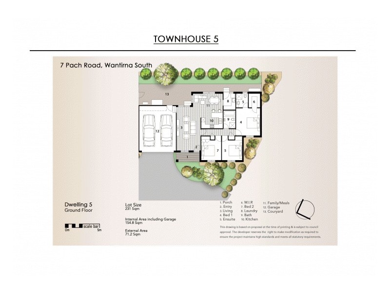 Unit 5 @ 7 Pach Road, Wantirna South VIC 3152 Floorplan