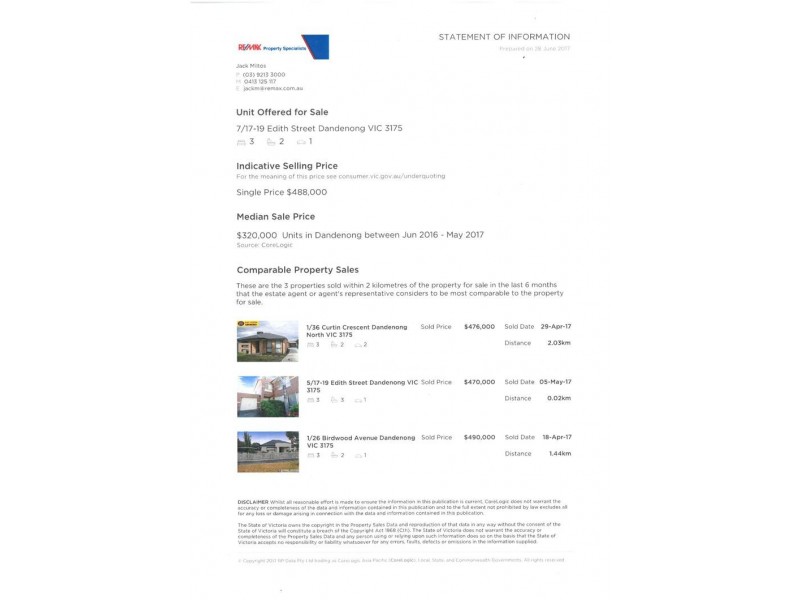 7/17-19 Edith Street, Dandenong VIC 3175