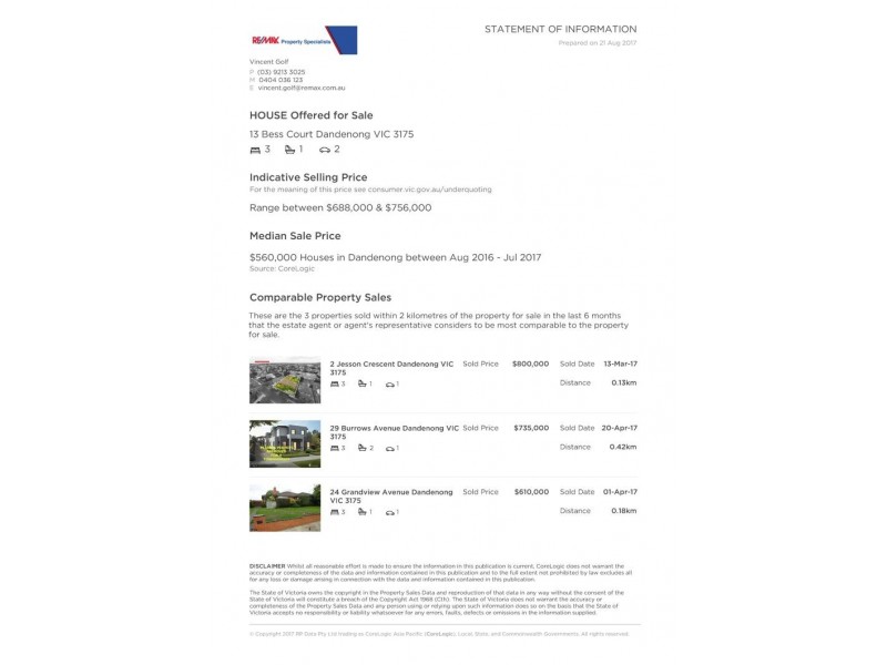 13 Bess Court, Dandenong VIC 3175