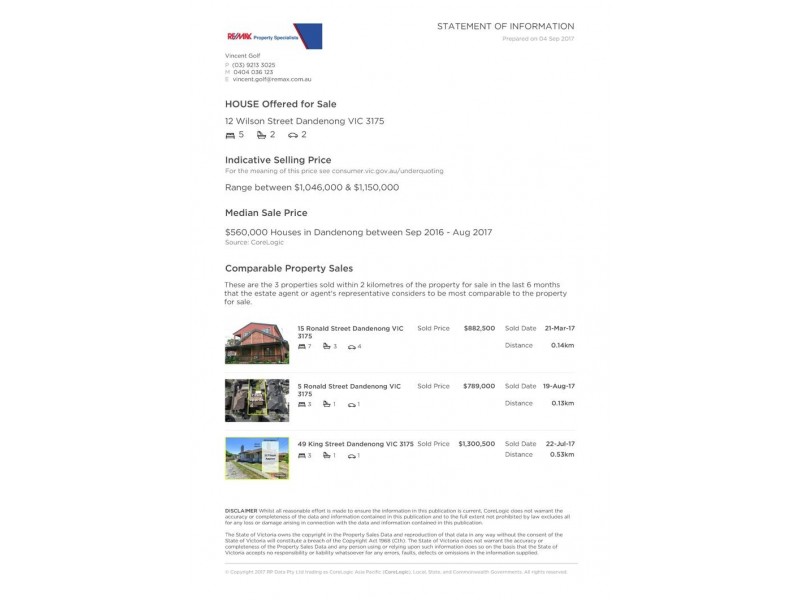 12 Wilson Street, Dandenong VIC 3175