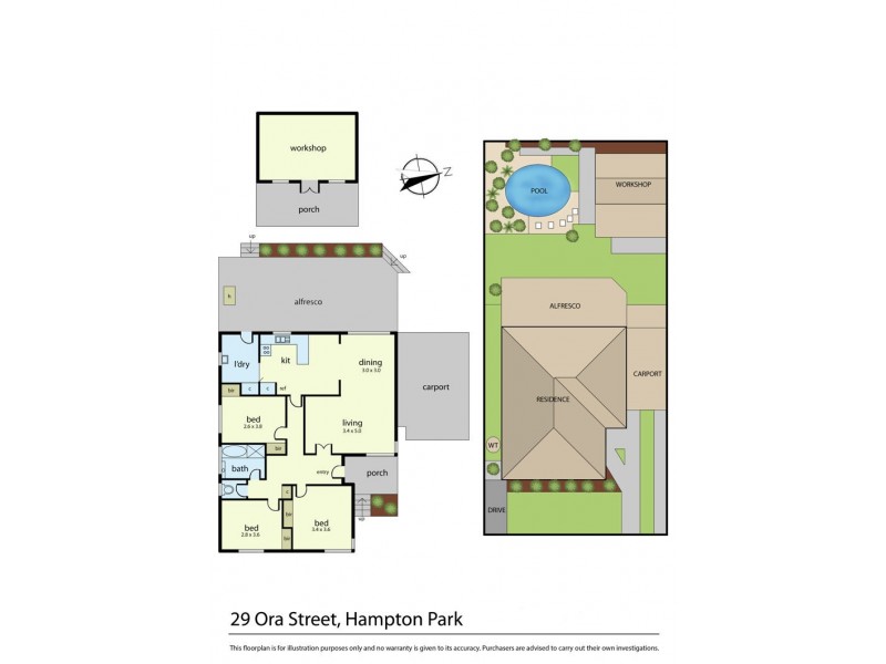 29 Ora Street, Hampton Park VIC 3976 Floorplan