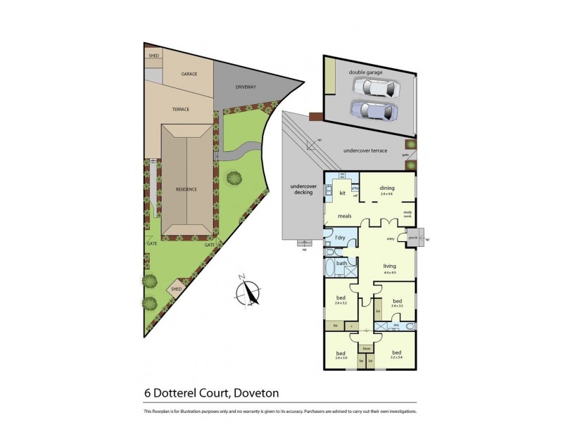 6 Dotterel Close, Doveton VIC 3177 Floorplan