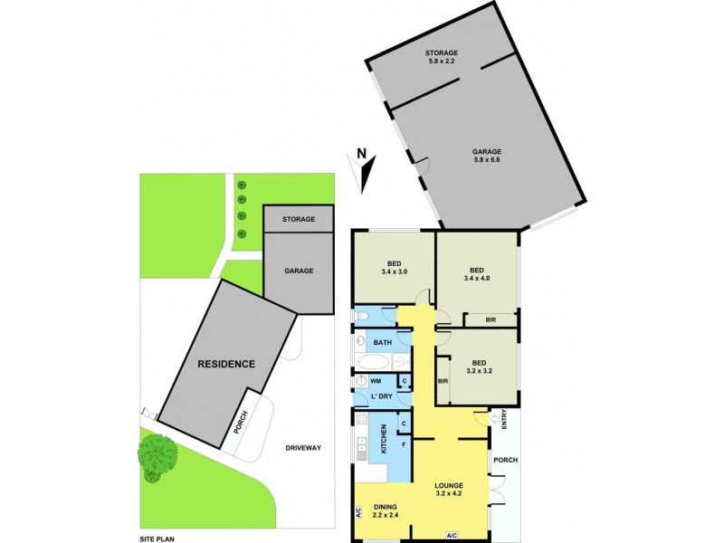 54 Carlton Road, Dandenong North VIC 3175 Floorplan