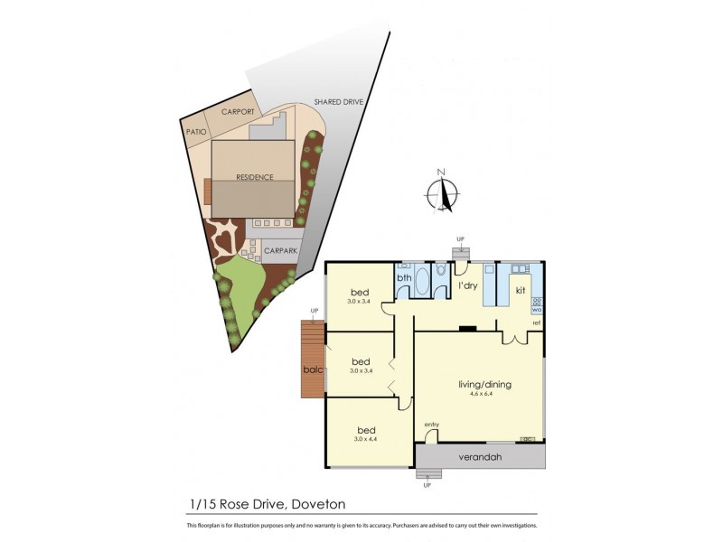 1/15 Rose Drive, Doveton VIC 3177 Floorplan