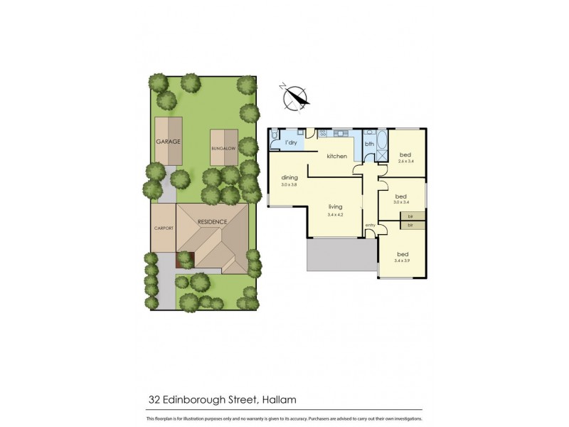 32 Edinborough Street, Hallam VIC 3803 Floorplan