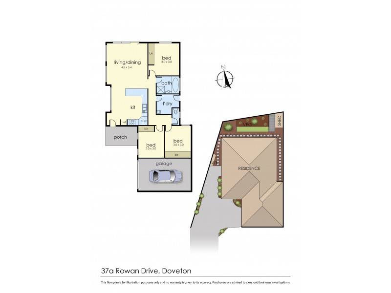 37a Rowan Drive, Doveton VIC 3177 Floorplan