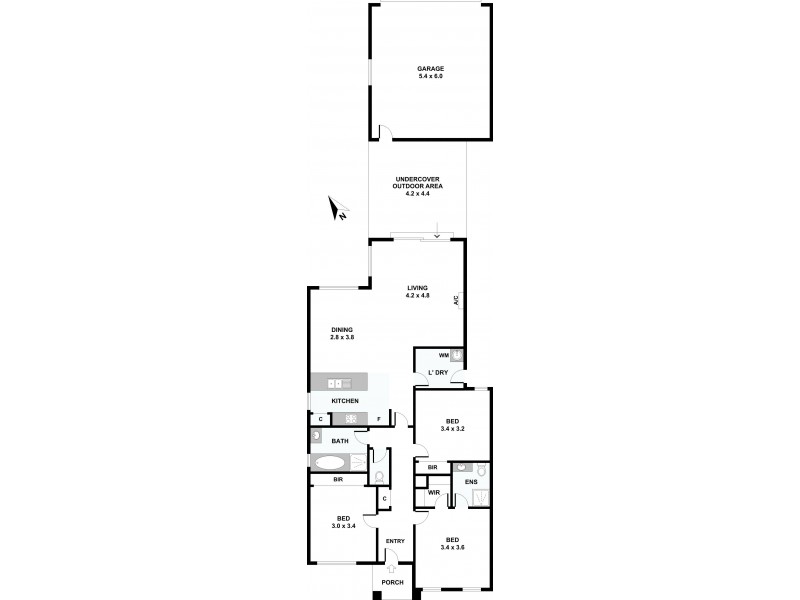 122 Sabel Drive, Cranbourne North VIC 3977 Floorplan