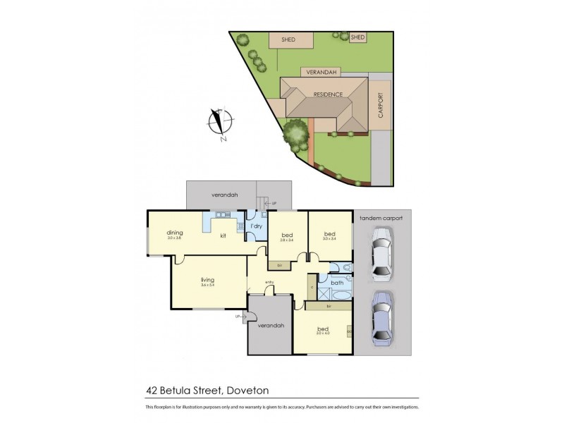 42 Betula Street, Doveton VIC 3177 Floorplan