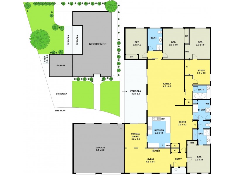 19 Mark Court, Hampton Park VIC 3976 Floorplan