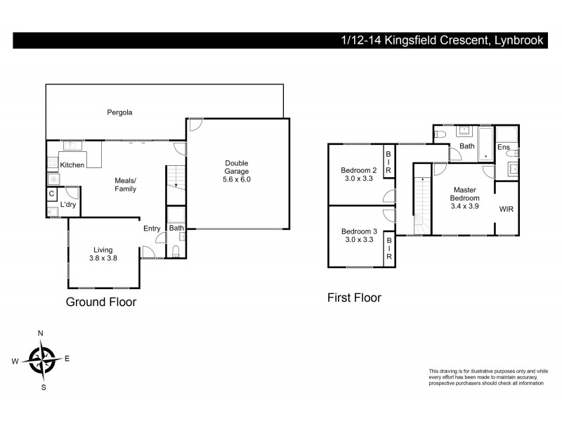 1/12-14 Kingsfield Crescent, Lynbrook VIC 3975 Floorplan