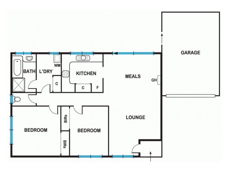 3/208 Landsborough Street, Ballarat North VIC 3350 Floorplan