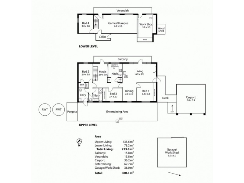 550 Mount Lofty Summit Road, Summertown SA 5141 Floorplan