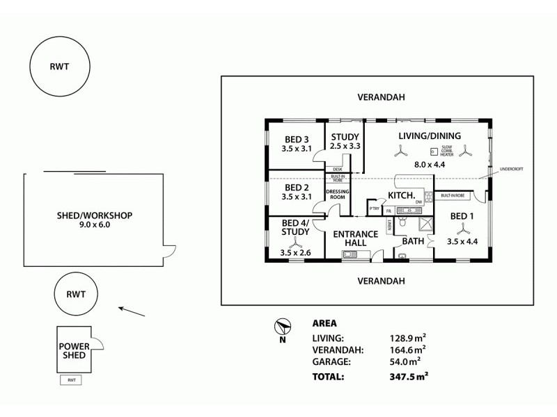 278 Braeside Road, Finniss SA 5255 Floorplan