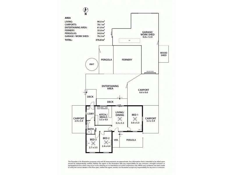 10 Garden Crescent, Murray Bridge SA 5253 Floorplan
