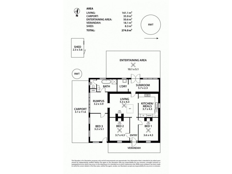 29 Coronation Road, Strathalbyn SA 5255 Floorplan