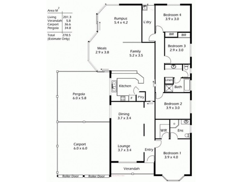 38 Sinclair Street, Hayborough SA 5211 Floorplan